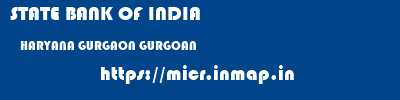 STATE BANK OF INDIA  HARYANA GURGAON GURGOAN   micr code